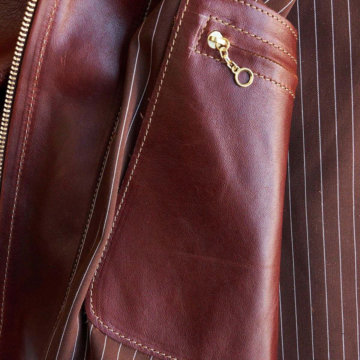 No.410 Raglan Jacket | LE Vintage Horsehide Cognac