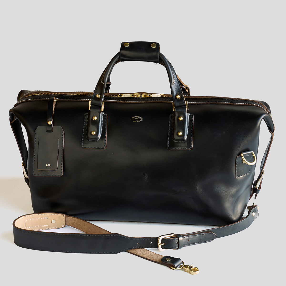No.205 Duffel | Chromexcel x Shell Cordovan Black