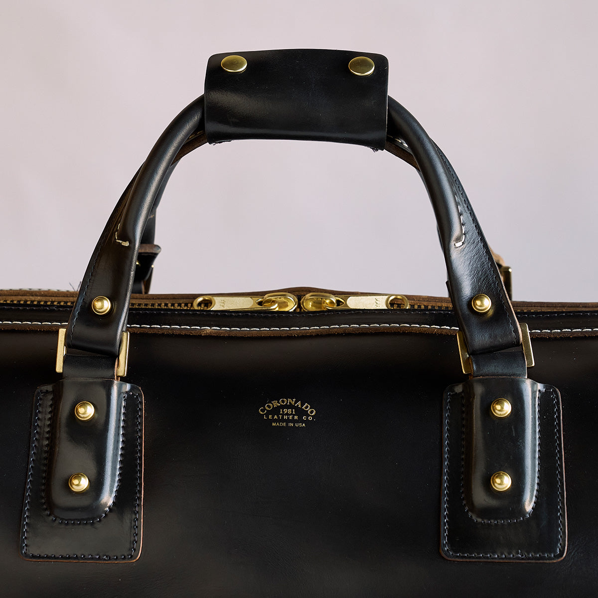No.205 Duffel | Chromexcel x Shell Cordovan Black