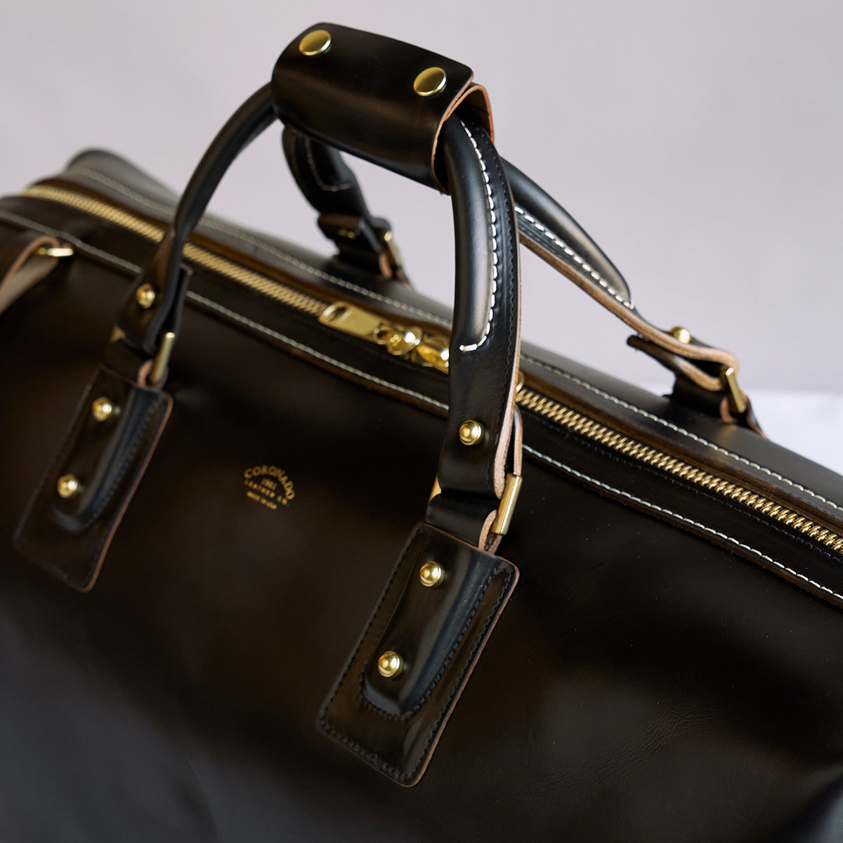 No.205 Duffel | Chromexcel x Shell Cordovan Black