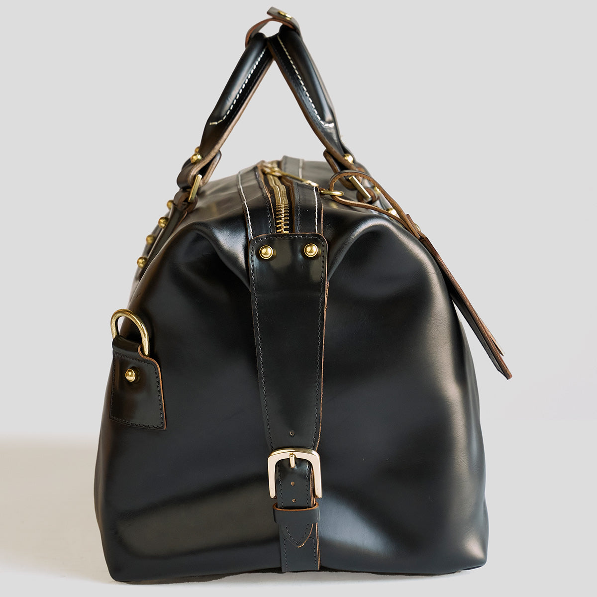 No.205 Duffel | Chromexcel x Shell Cordovan Black