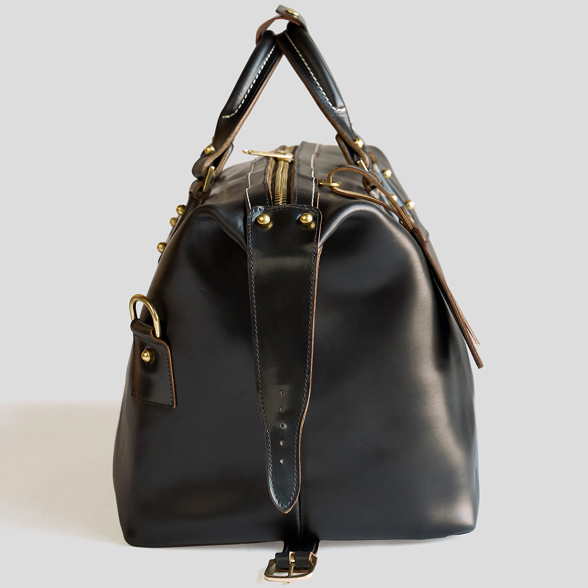 No.205 Duffel | Chromexcel x Shell Cordovan Black