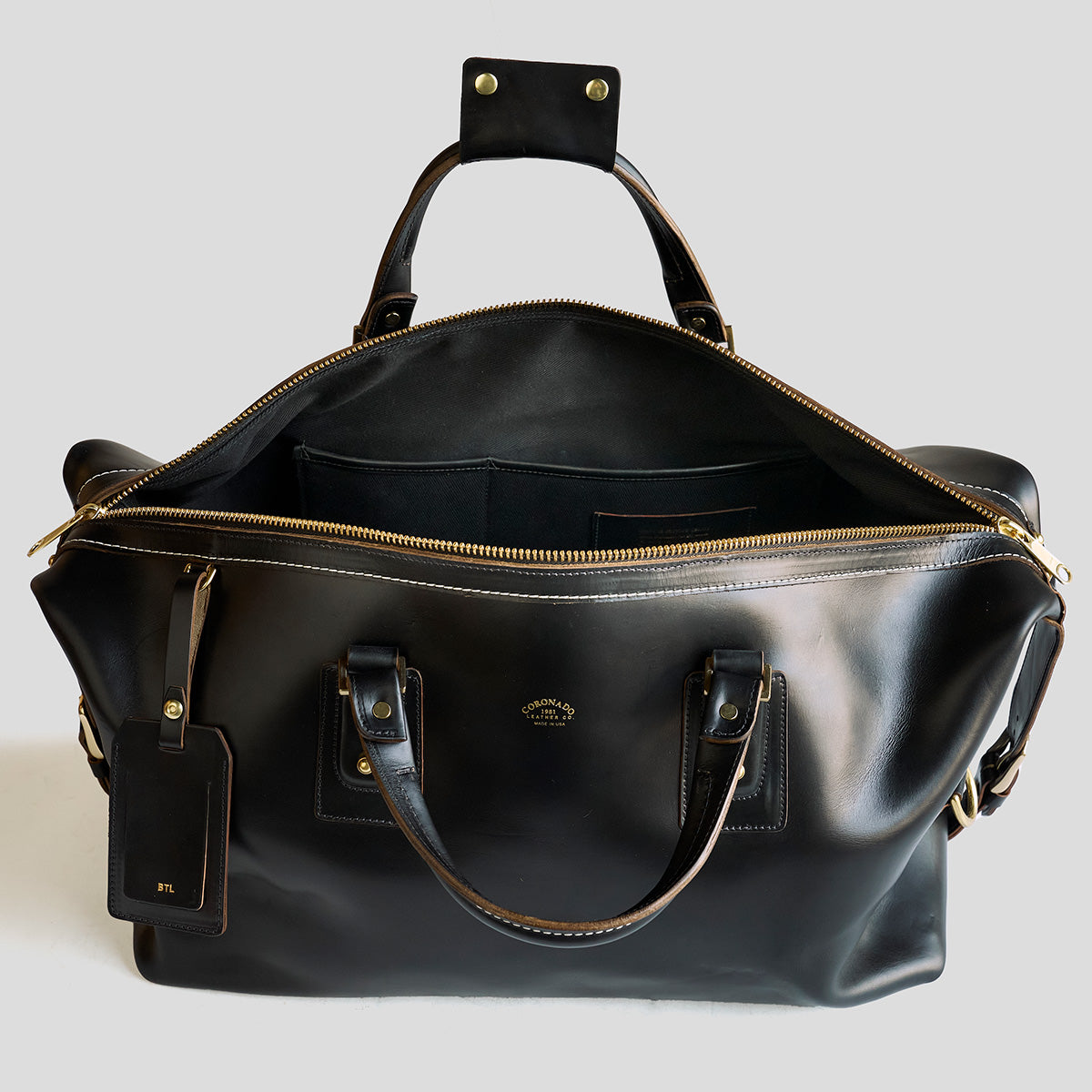 No.205 Duffel | Chromexcel x Shell Cordovan Black