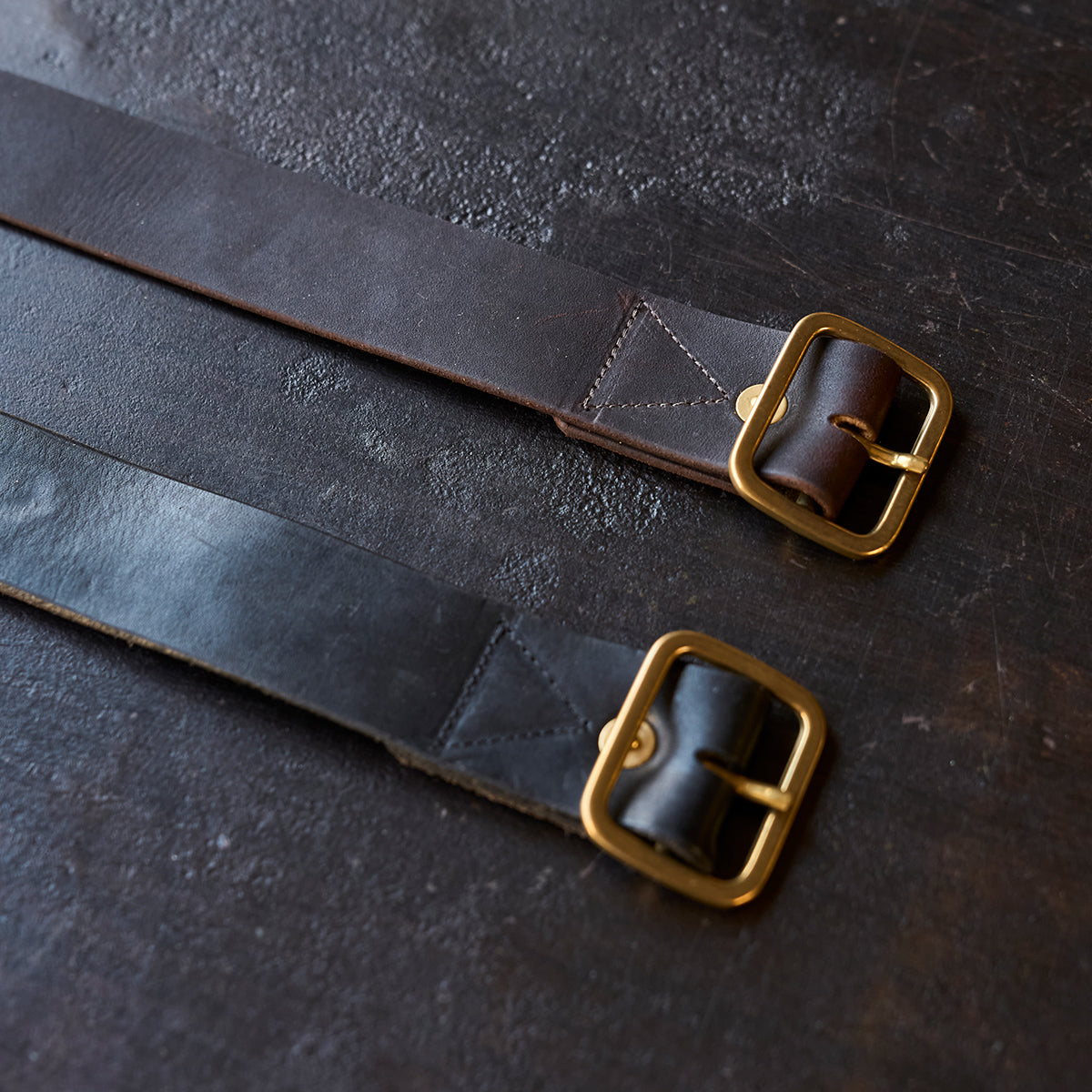 No.145 Italian Garrison Belt | Horween® Latigo Brown