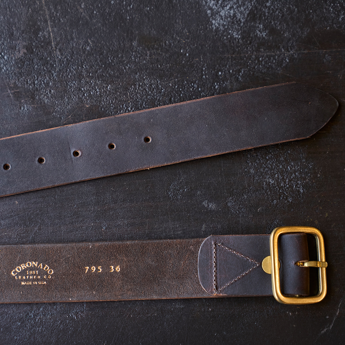 No.145 Italian Garrison Belt | Horween® Latigo Brown