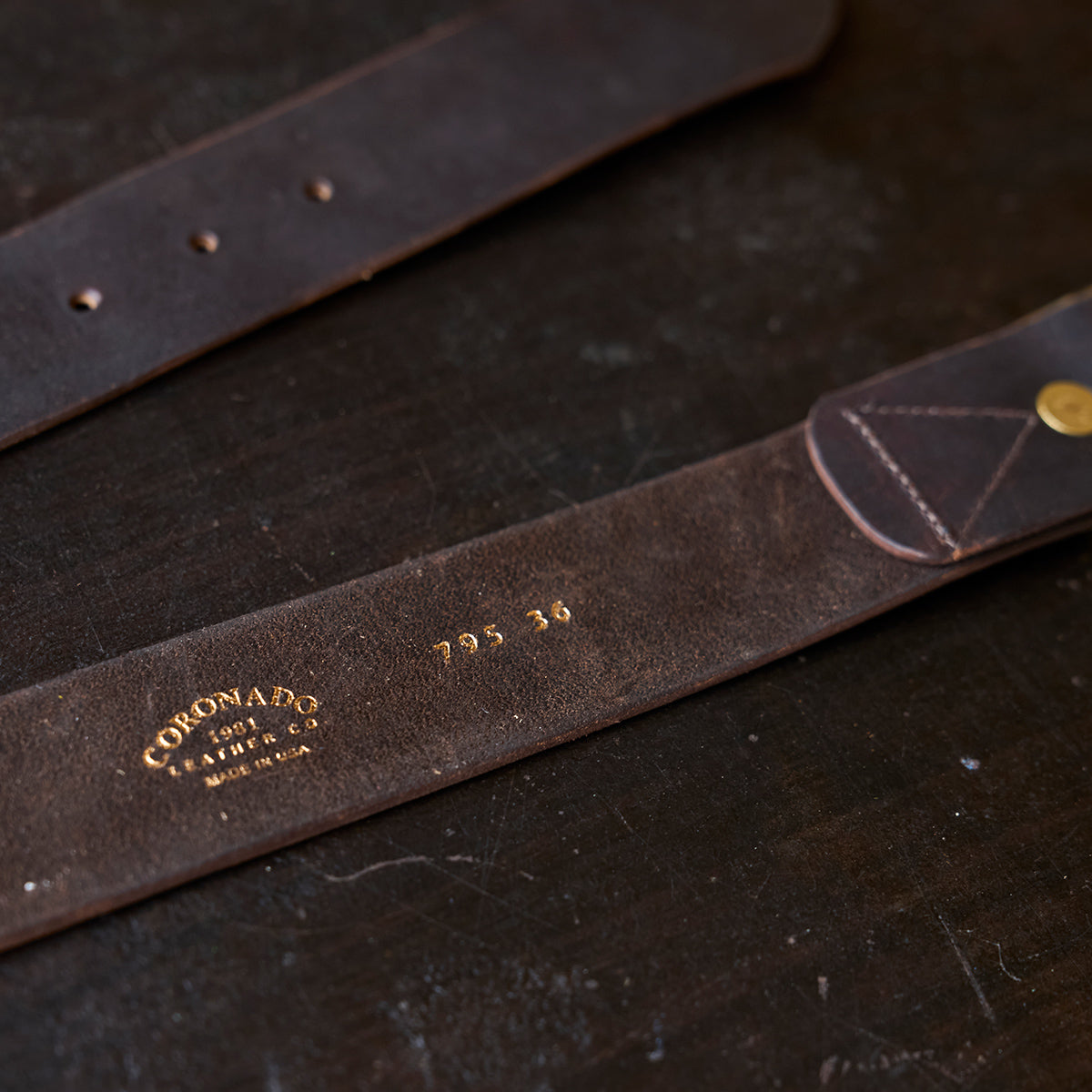 No.145 Italian Garrison Belt | Horween® Latigo Brown