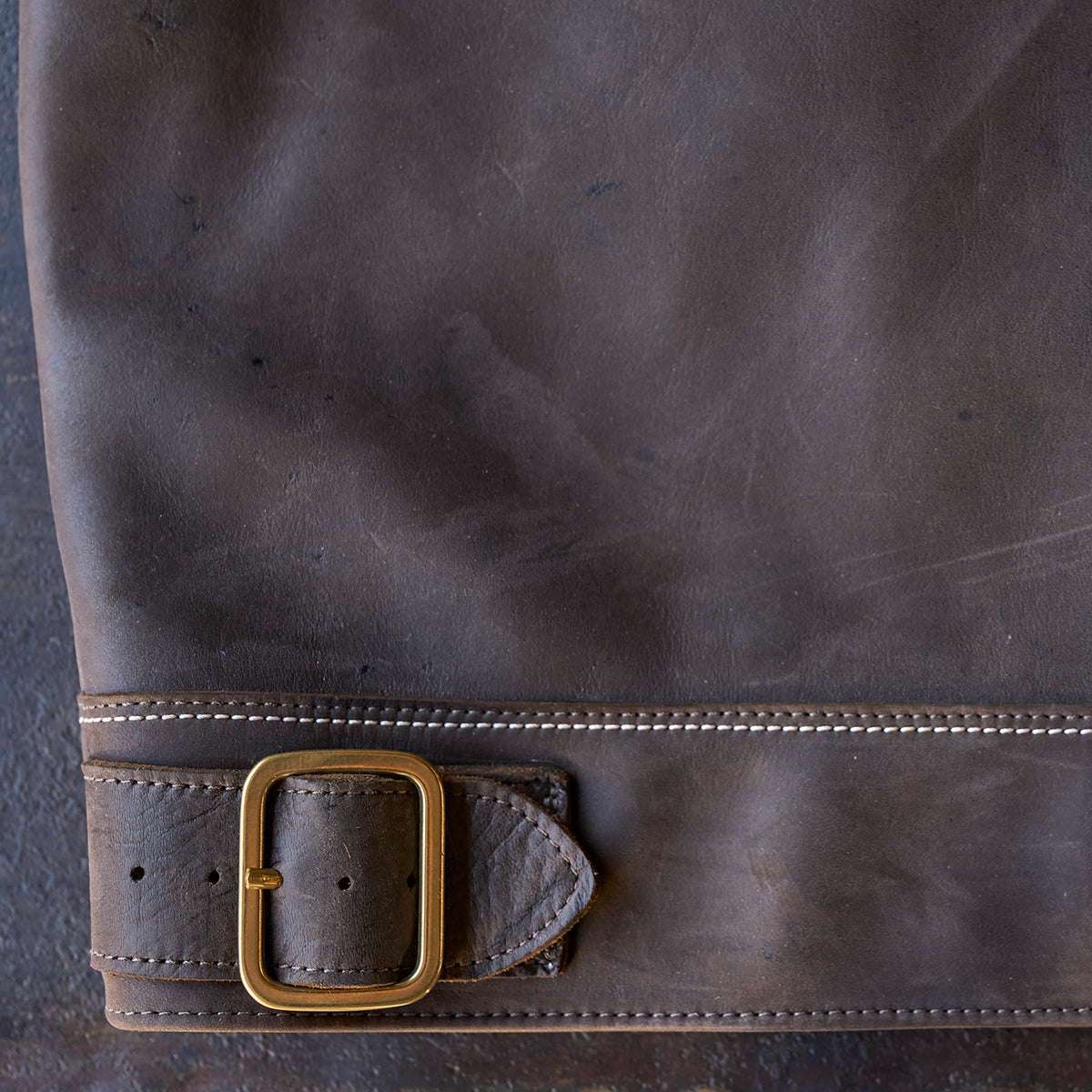 No.69 Union Jacket | Olive-Tanned Horsehide (Wenge)