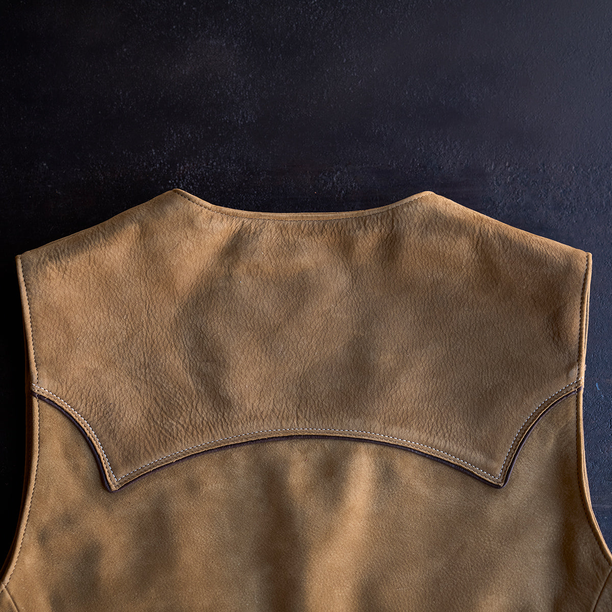 No.484 Vaquero Vest | Coyote Tan Nubuck