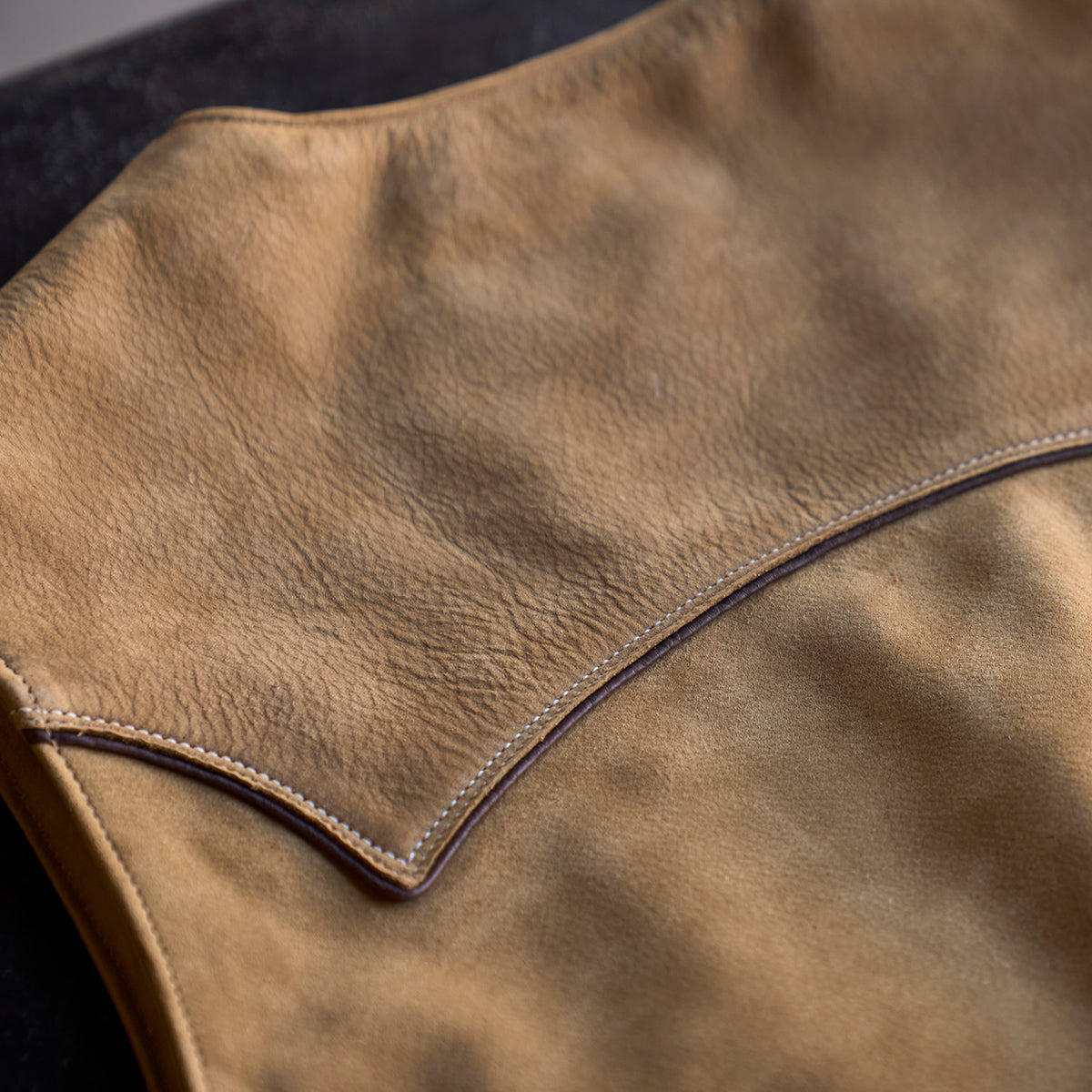 No.484 Vaquero Vest | Coyote Tan Nubuck