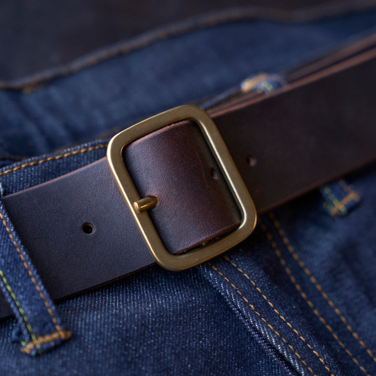 No.145 Italian Garrison Belt | Horween® Latigo Brown