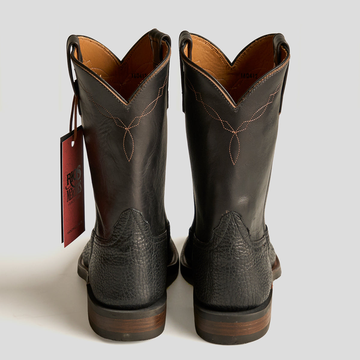 Roper Boot No.10 | Horween® Black Bison & Horsebutt