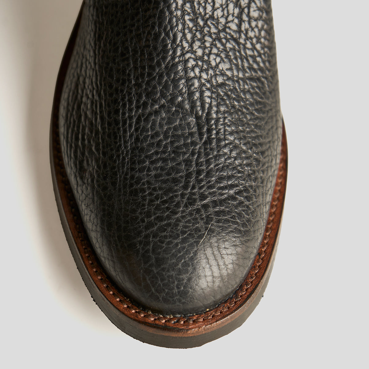 Roper Boot No.10 | Horween® Black Bison & Horsebutt
