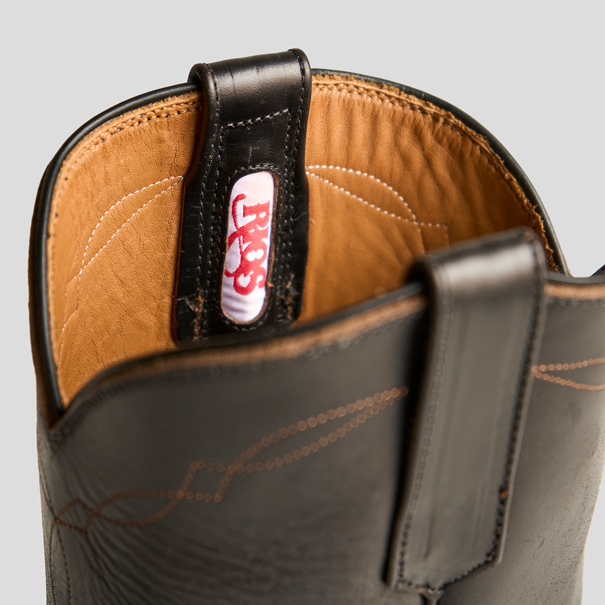 Roper Boot No.10 | Horween® Black Bison & Horsebutt