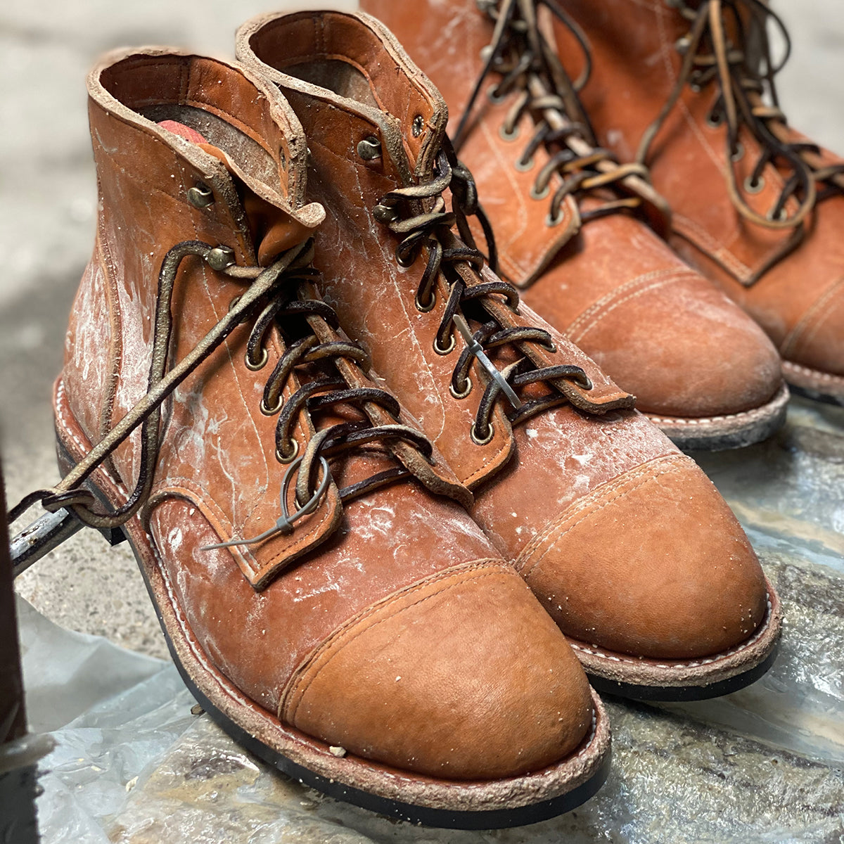 Vintage Rios Boot No.92 | Stone-Washed Tan