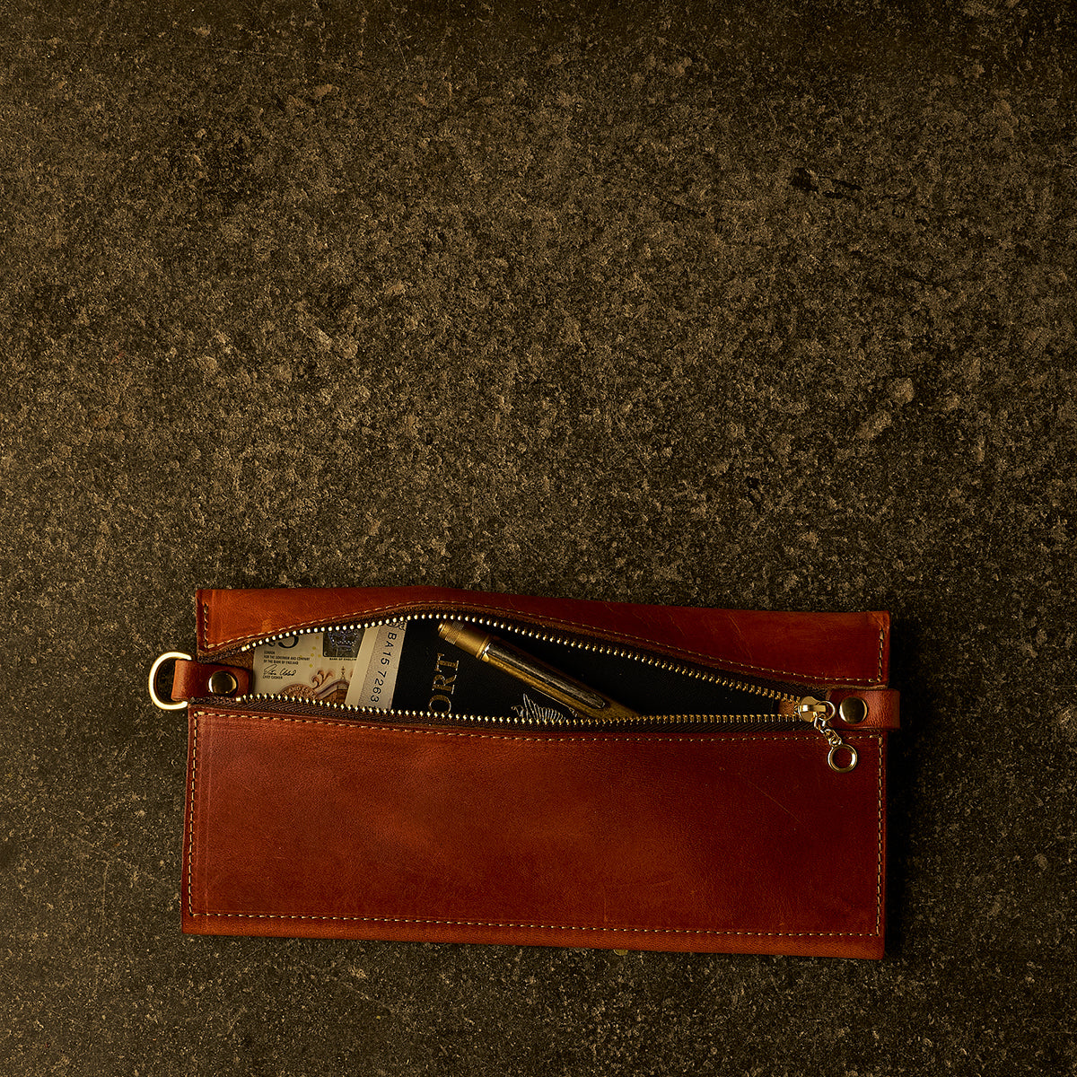 Utility Flat Pouch #70 & #75 | Chestnut