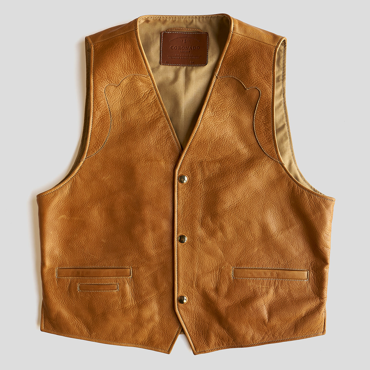 No.169 Garrison Vest | LE Saddle Tan x20