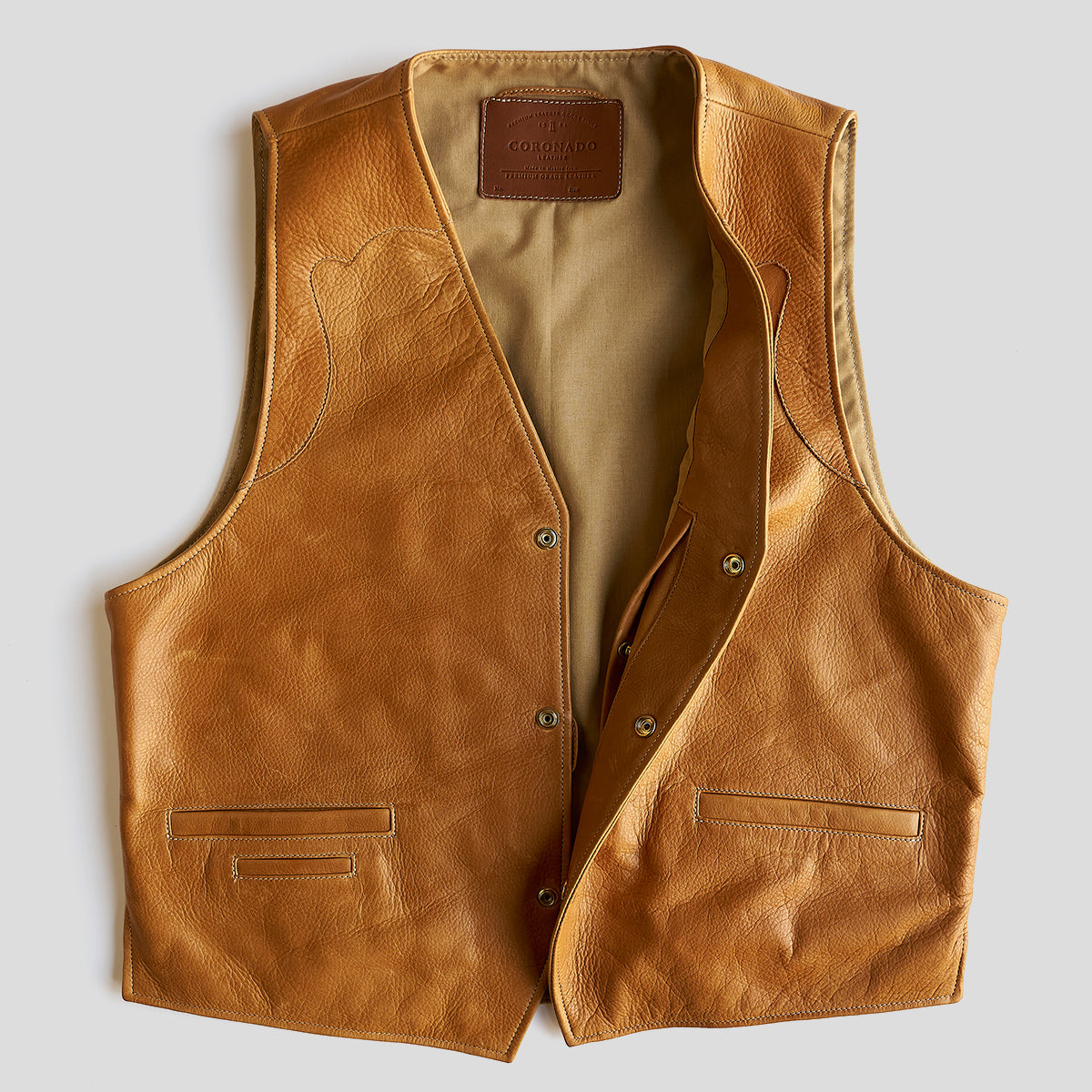 No.169 Garrison Vest | LE Saddle Tan x20