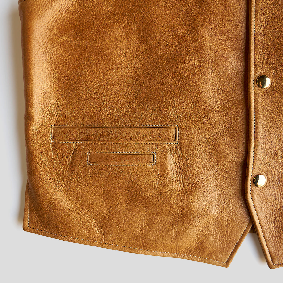 No.169 Garrison Vest | LE Saddle Tan