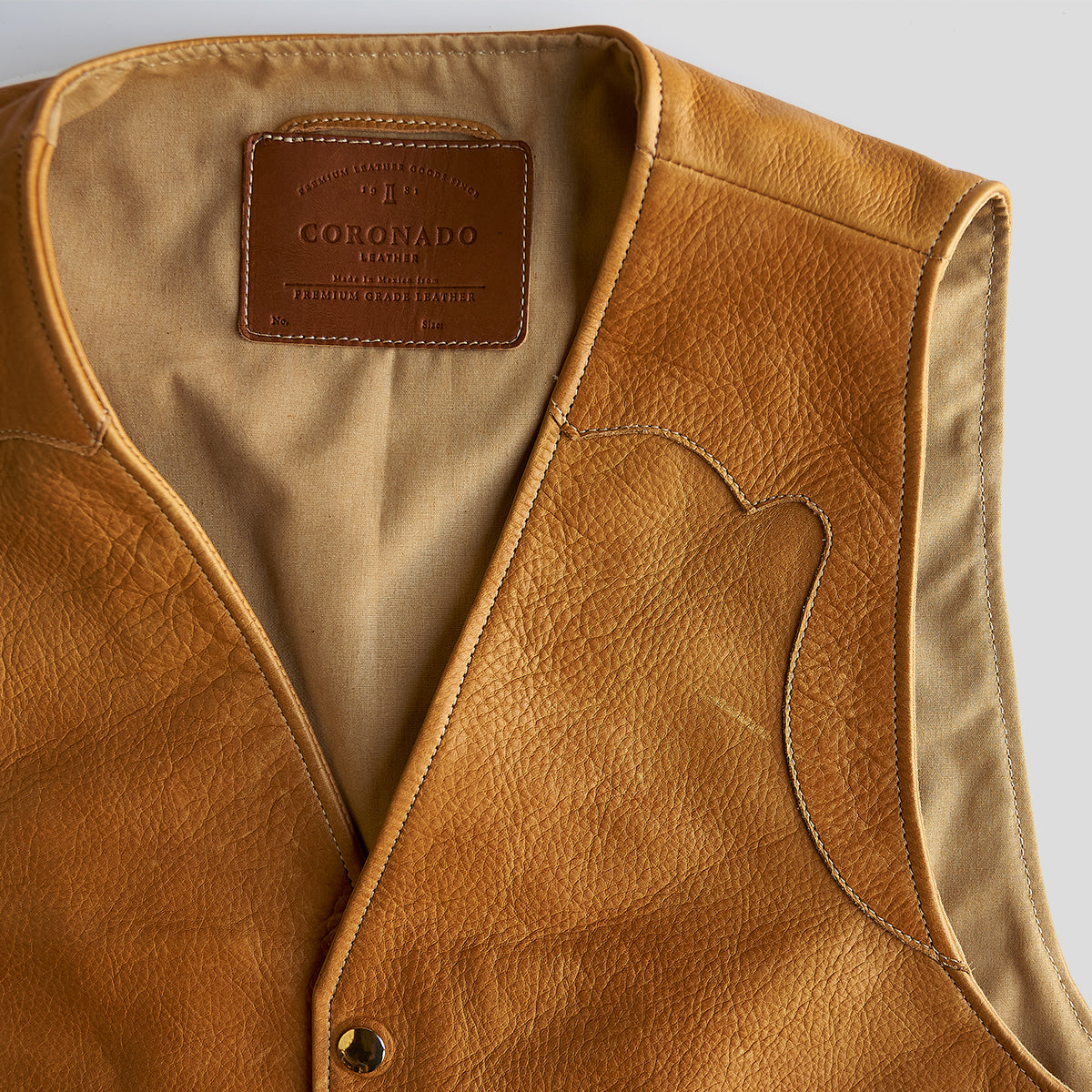No.169 Garrison Vest | LE Saddle Tan