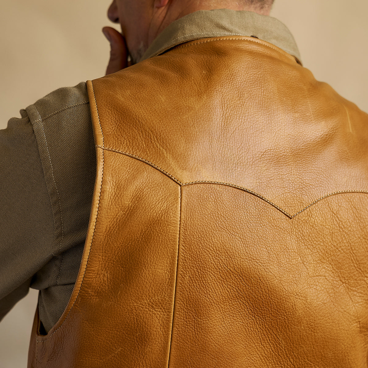 No.169 Garrison Vest | LE Saddle Tan x20
