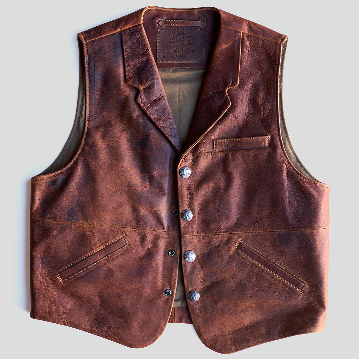 No.25 Classic Lapel Vest | Antique Brown LE