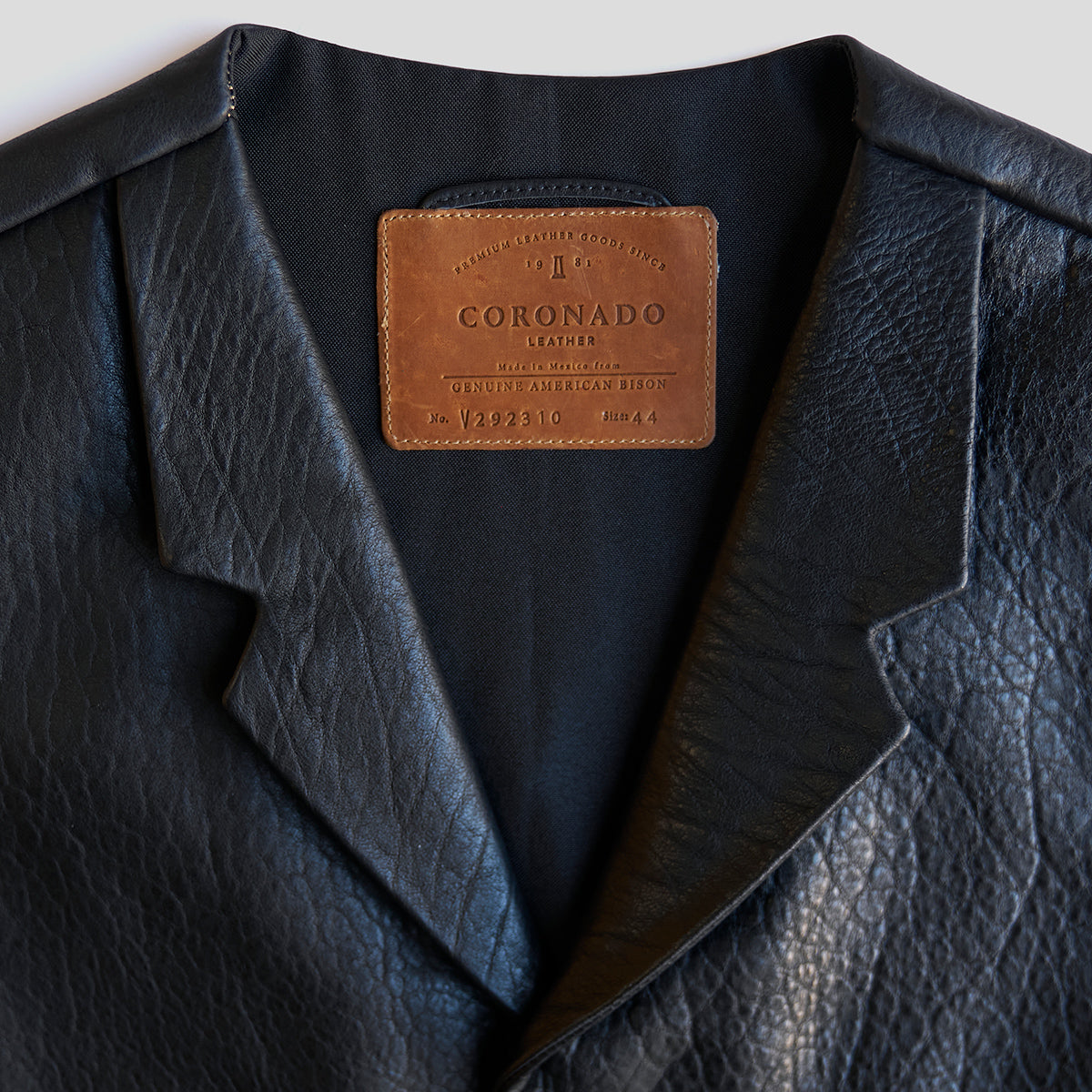 The No.29 Lapel Vest | Bison Black