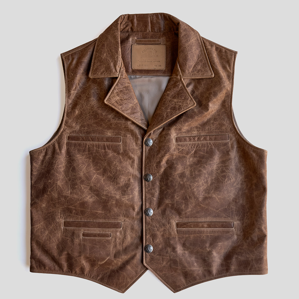 No.39 Ranchers Vest | Stagecoach Tan