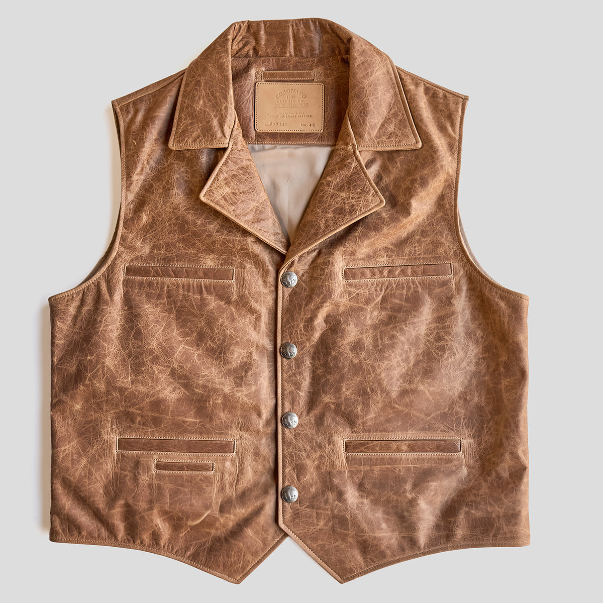 No.39 Ranchers Vest | Stagecoach Tan