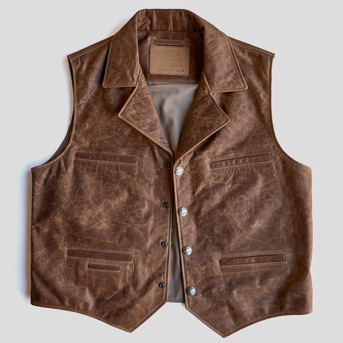 No.39 Ranchers Vest | Stagecoach Tan