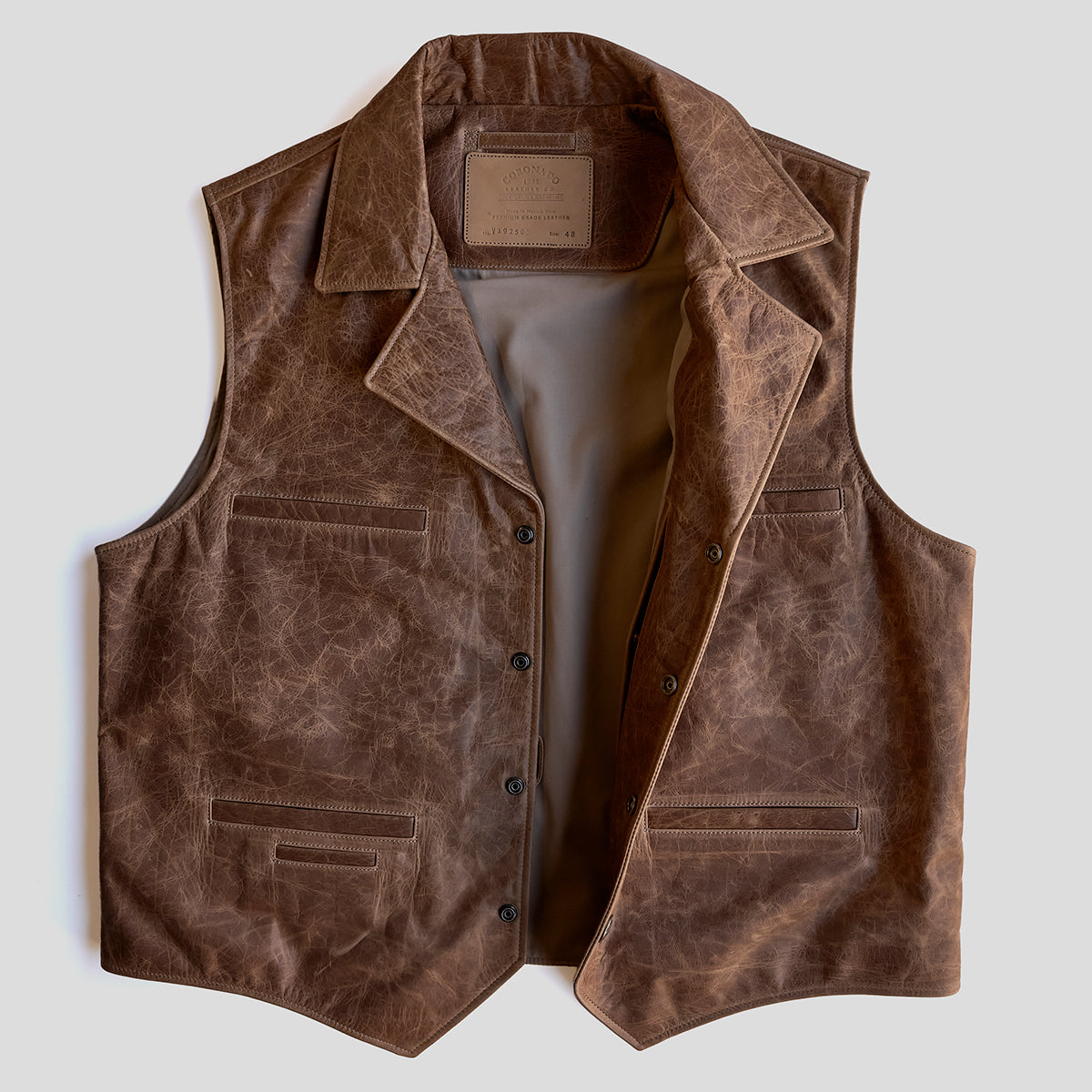 No.39 Ranchers Vest | Stagecoach Tan
