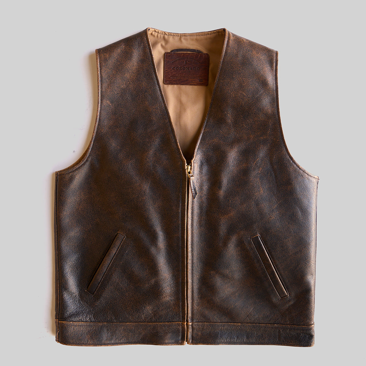 Coronado leather vest best sale