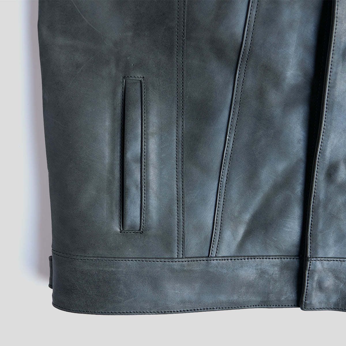 The Vintage Bison Rider Vest No.490 | Charcoal