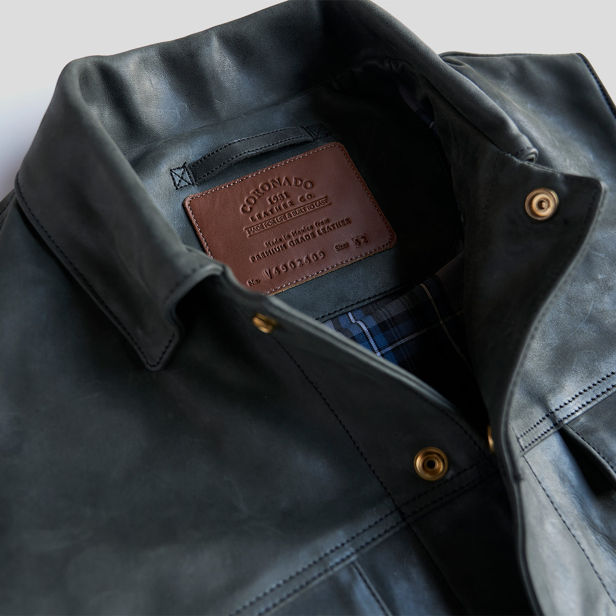 The Vintage Bison Rider Vest No.490 | Charcoal