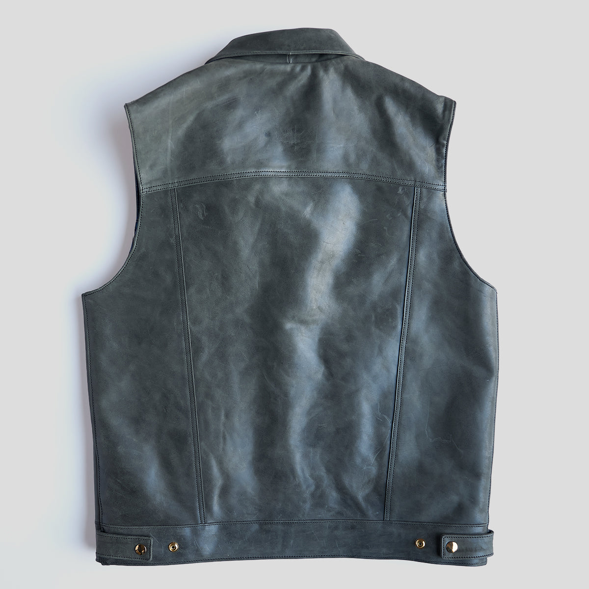 The Vintage Bison Rider Vest No.490 | Charcoal