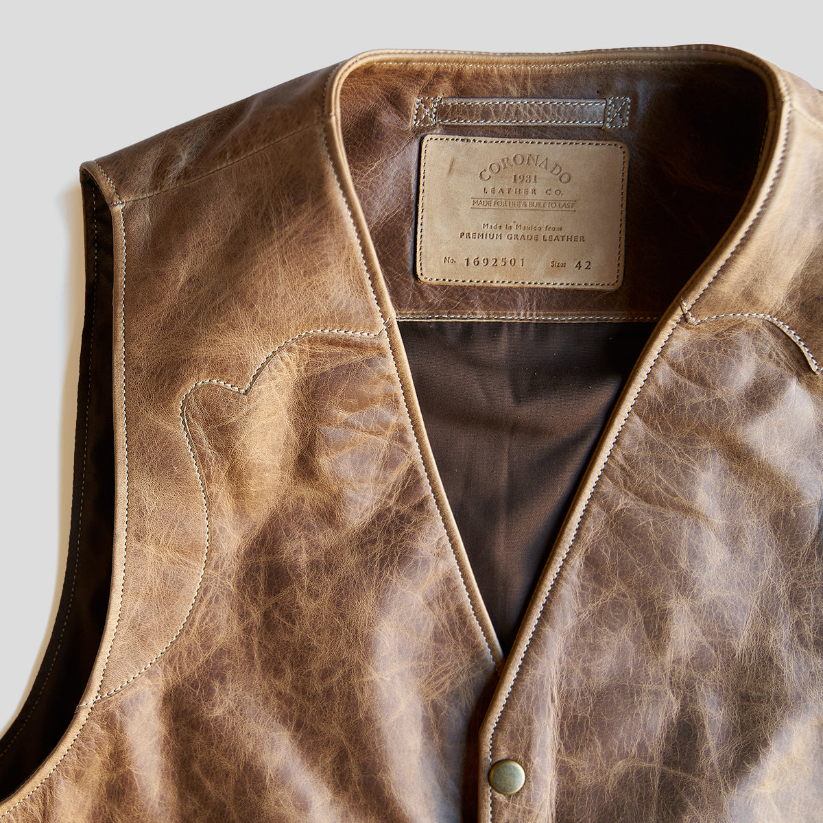 No.169 Garrison Vest | LE Stagecoach Tan x15