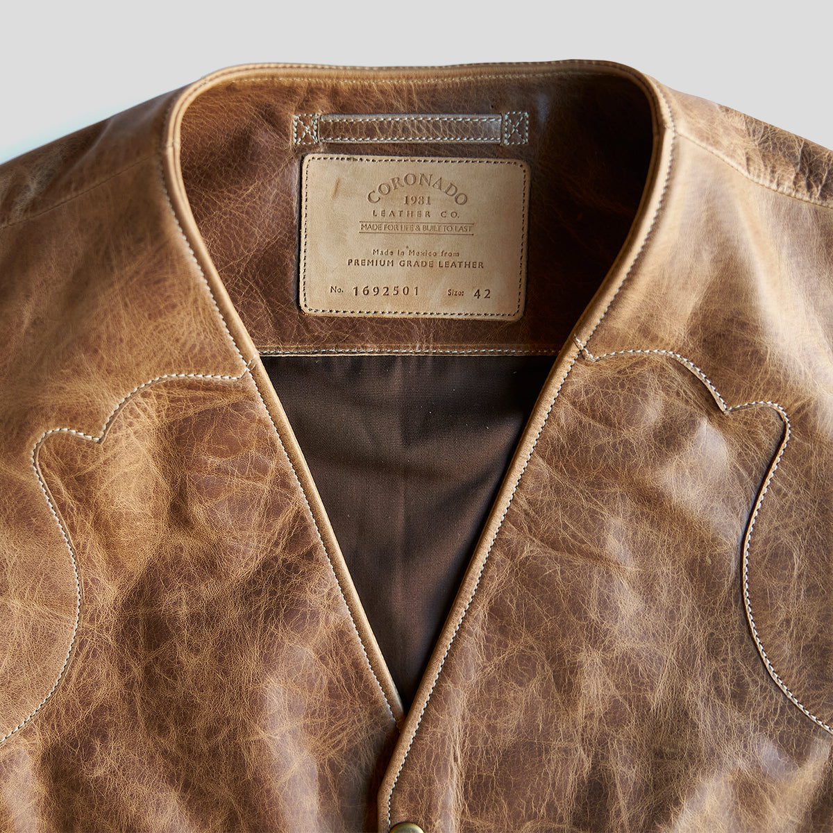 No.169 Garrison Vest | LE Stagecoach Tan x15