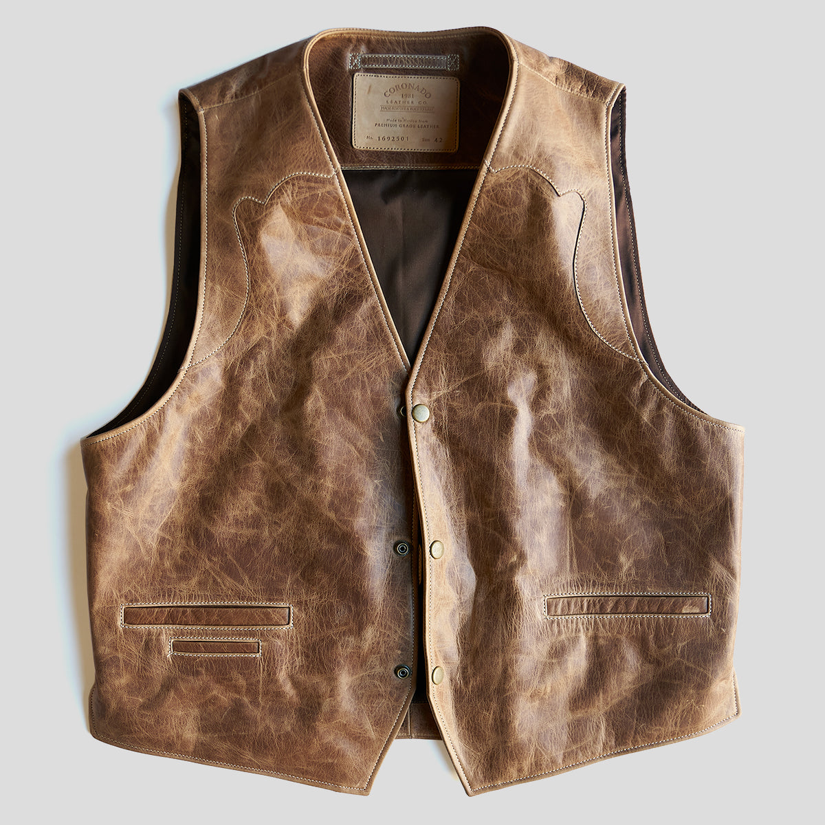 No.169 Garrison Vest | LE Stagecoach Tan x15