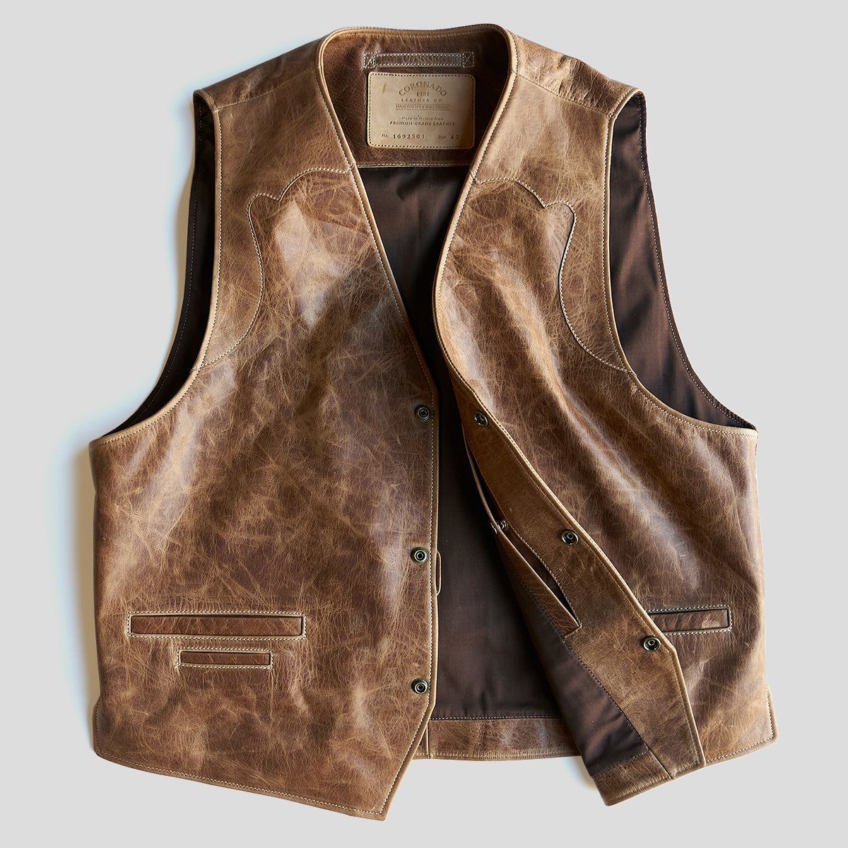 No.169 Garrison Vest | LE Stagecoach Tan x15
