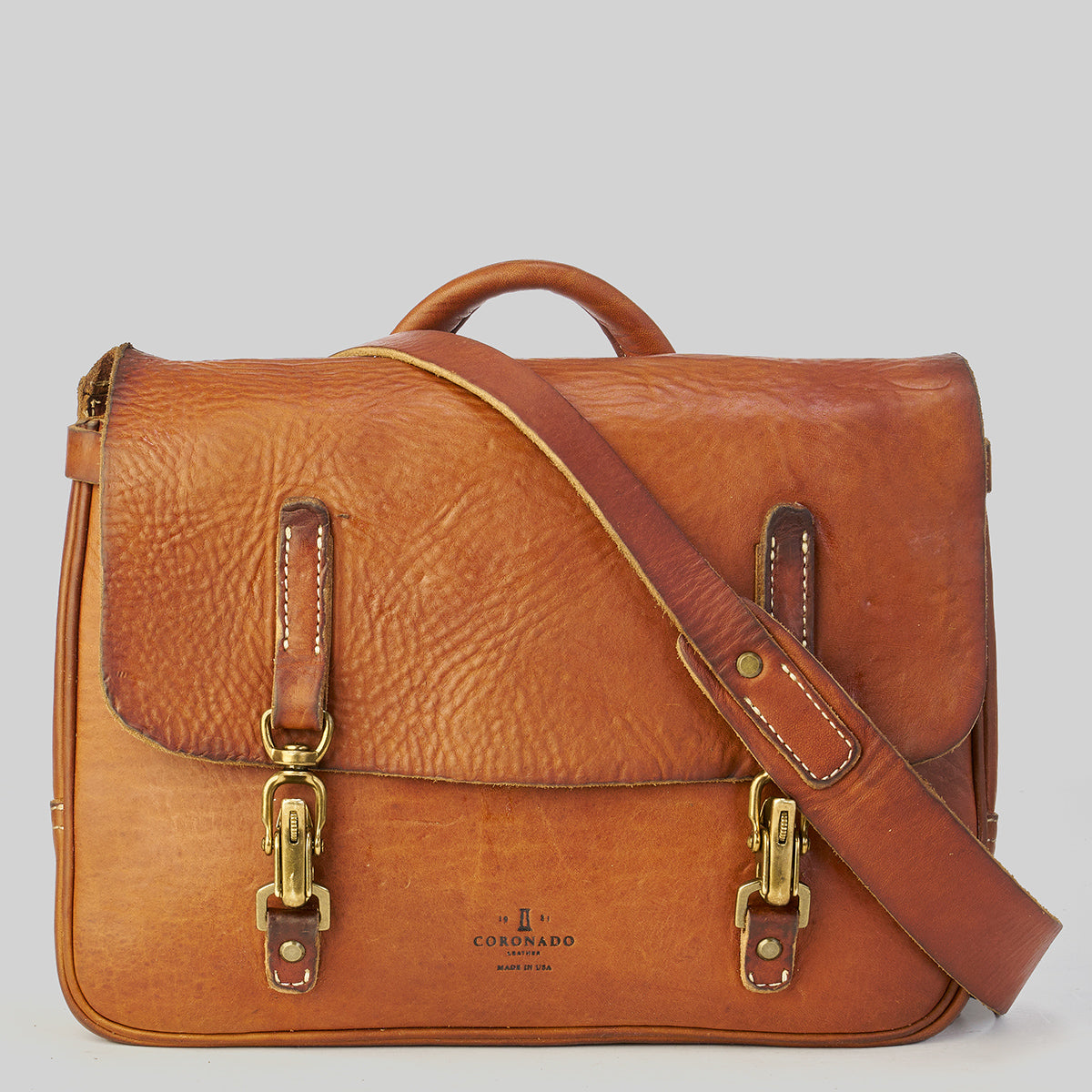 NO.130 Vintage Stone Washed Mailbag