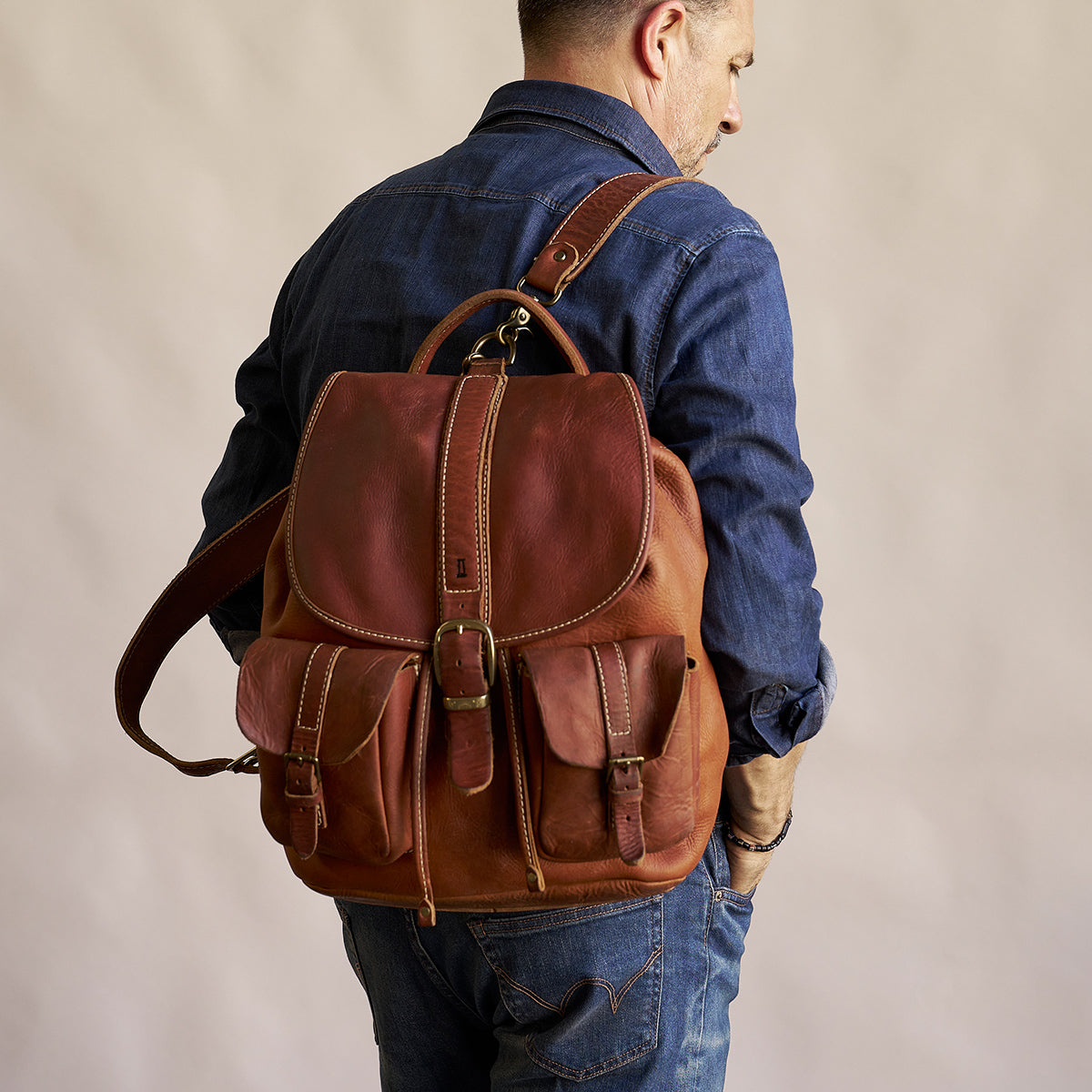 Canvas & Horween® Stone-Washed Rucksack No.180 | NEW