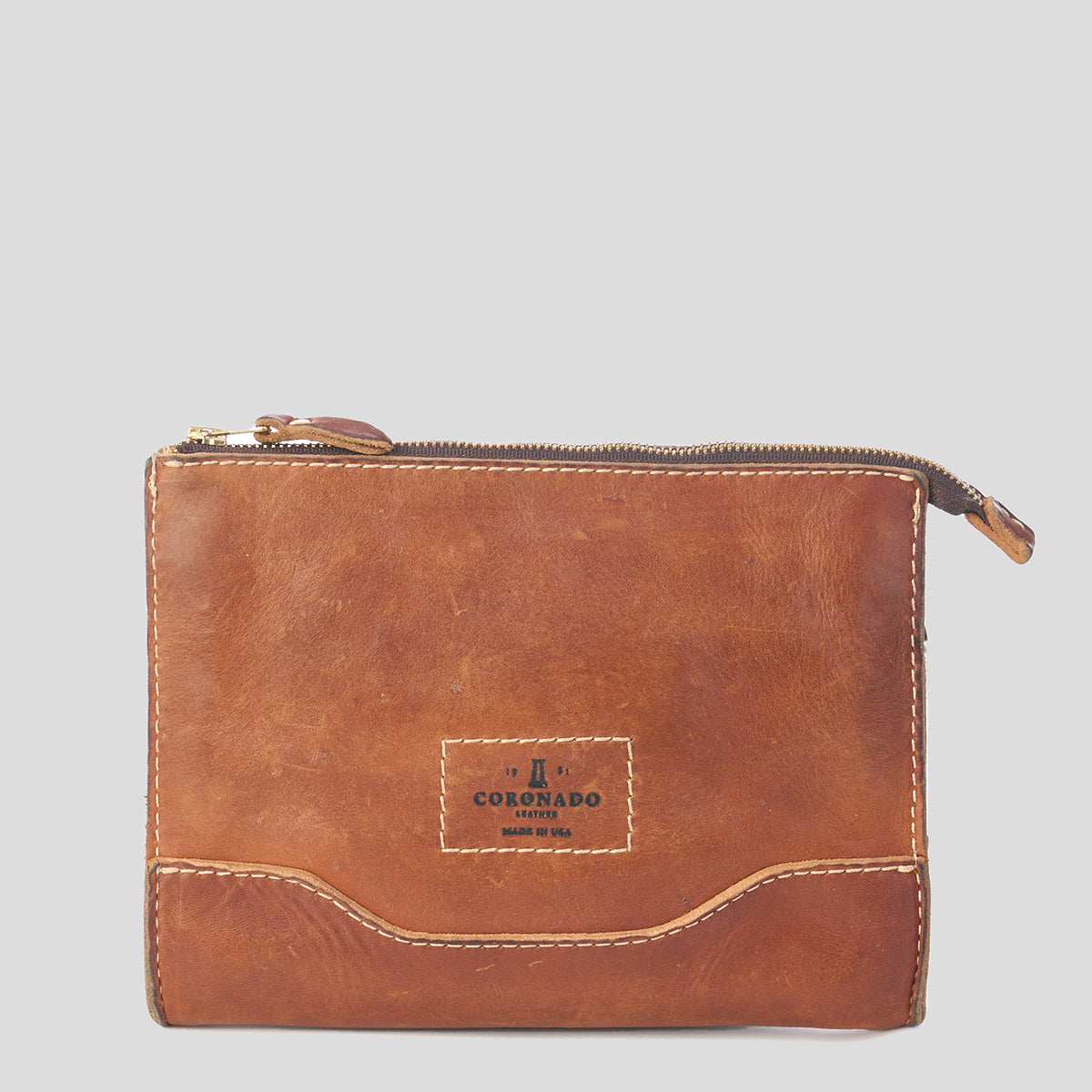 No.194 Utility Pouch | Stone-Washed Chestnut