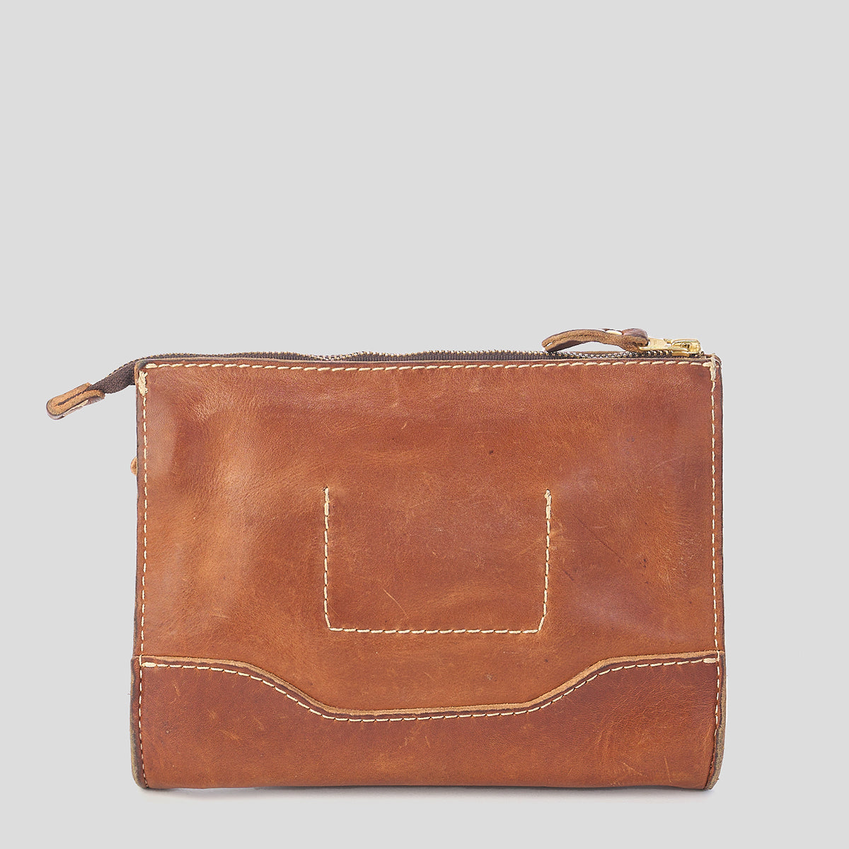 No.194 Utility Pouch | Stone-Washed Natural