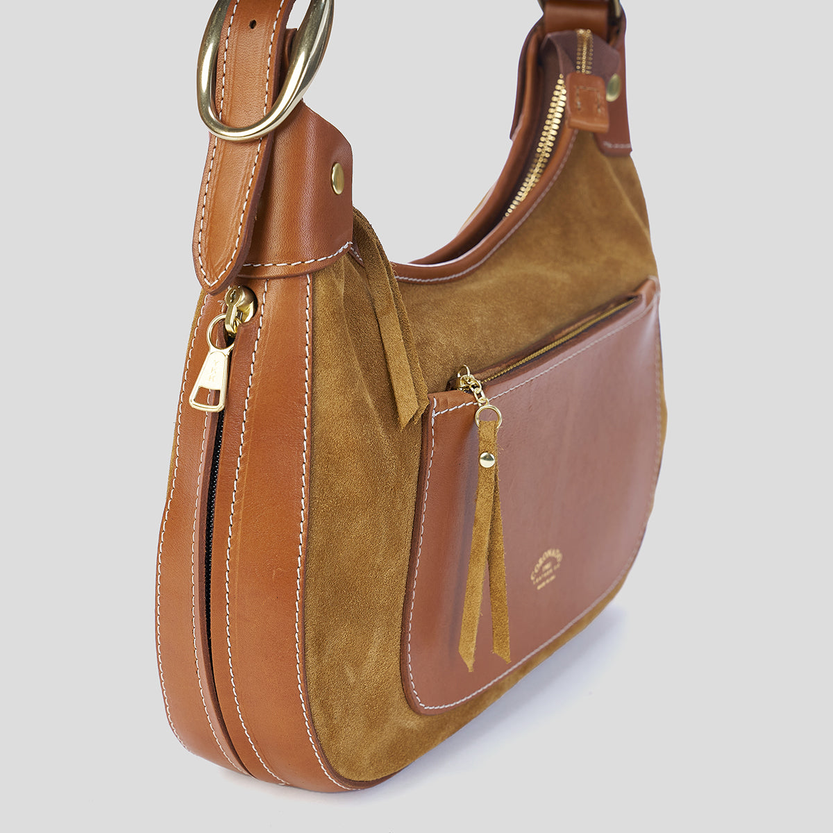 Jackie Hobo No.2 | Suede Natural x15