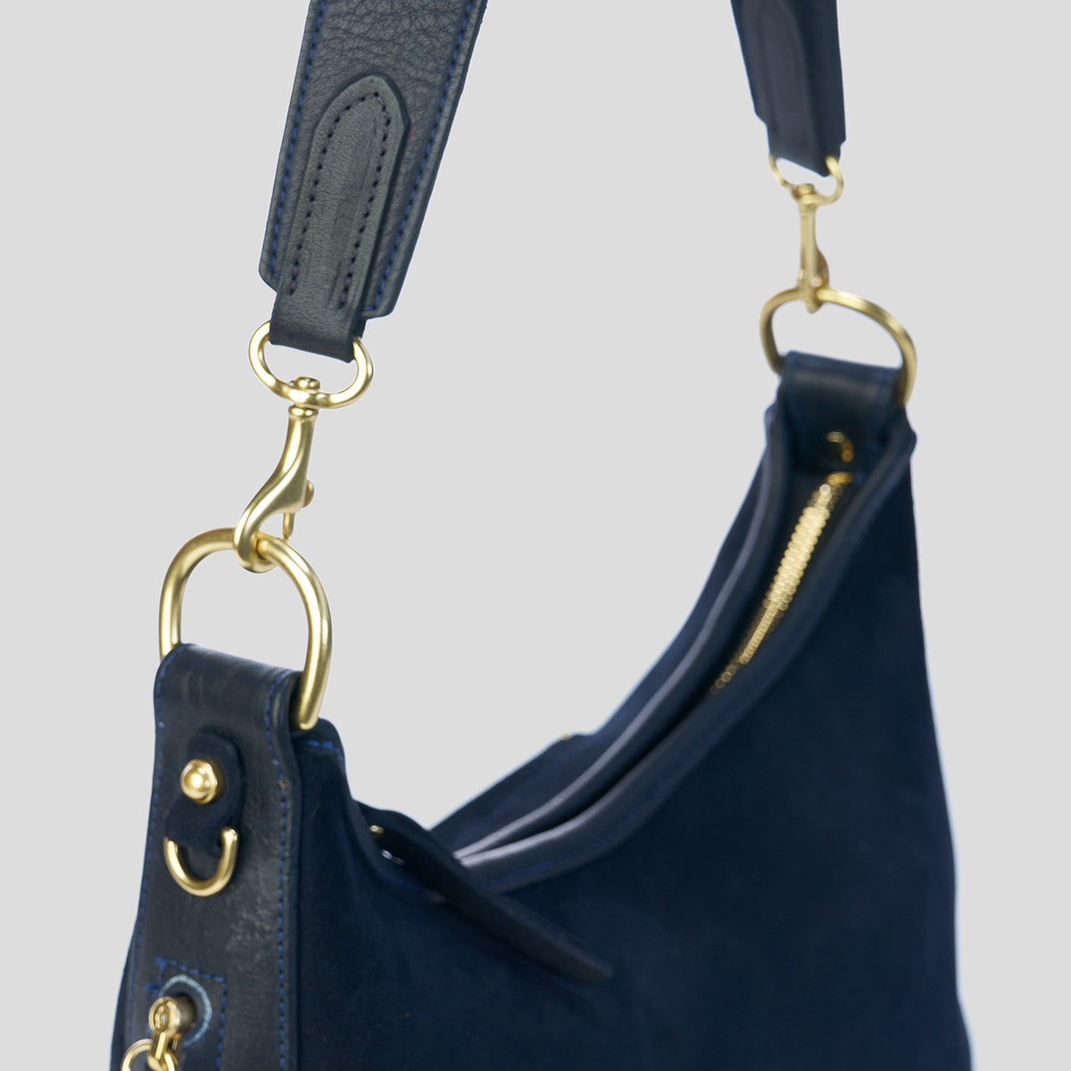 Jackie Hobo No.3 | LE Navy Suede x 5