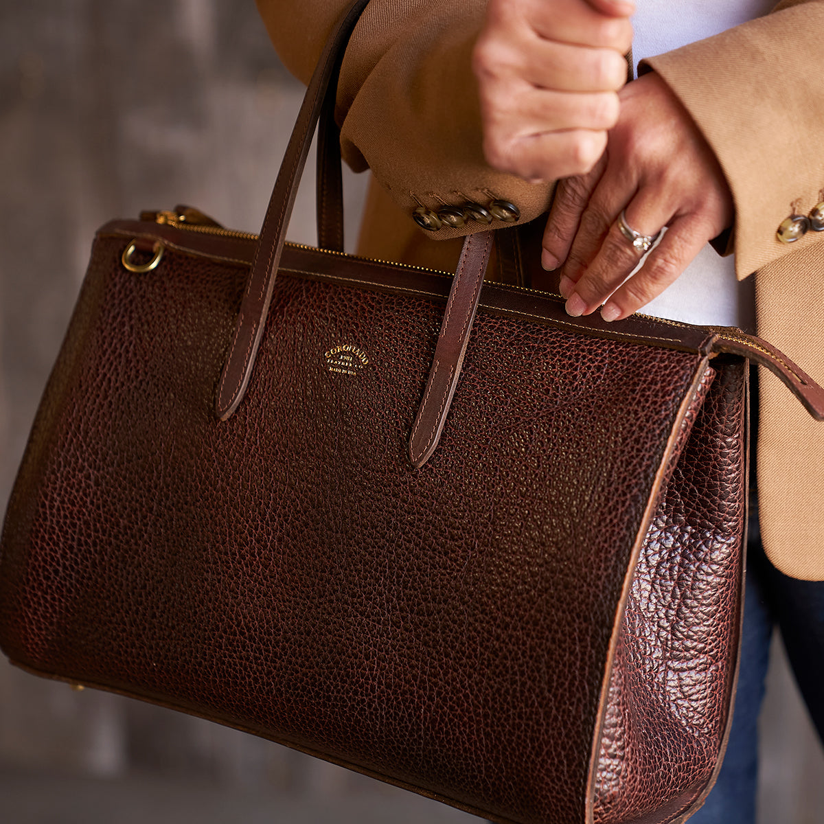 Adella Satchel No.600 | Horween® Bison Tan NEW