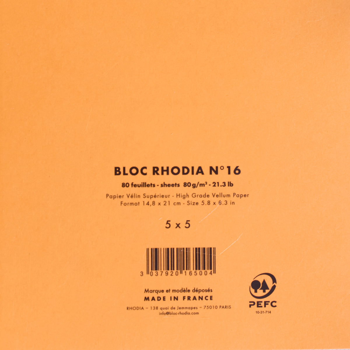 Rhodia Spiral A5 Notepad