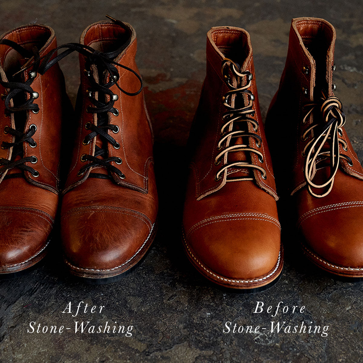 Vintage Rios Boot No.92 | Stone-Washed Tan