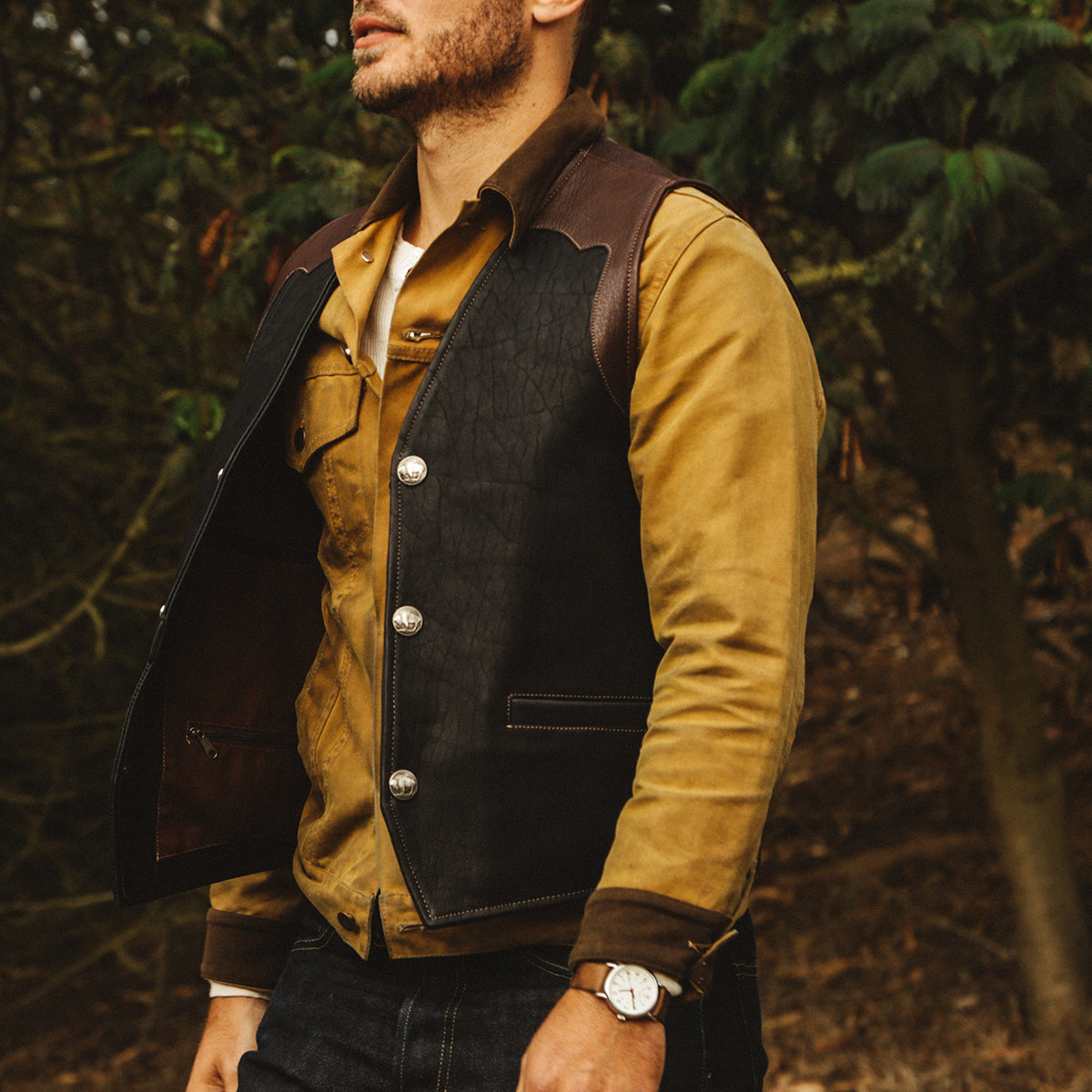 No.169 Garrison Vest | Bison