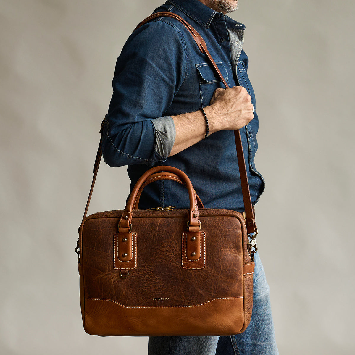 Shelby Bison & Horween® Briefcase