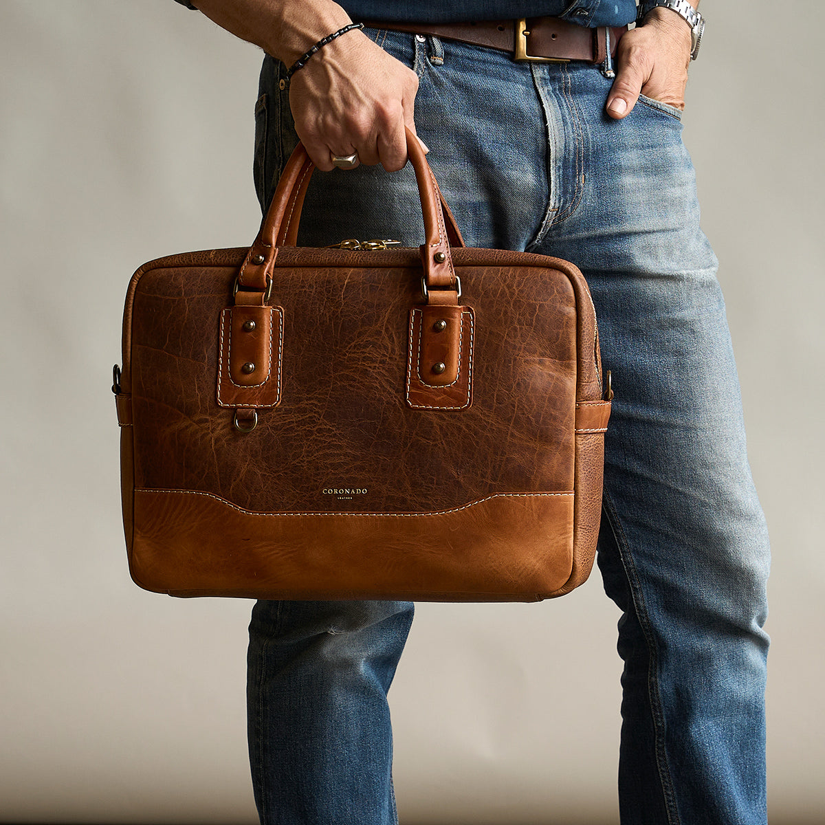 Shelby Bison & Horween® Briefcase